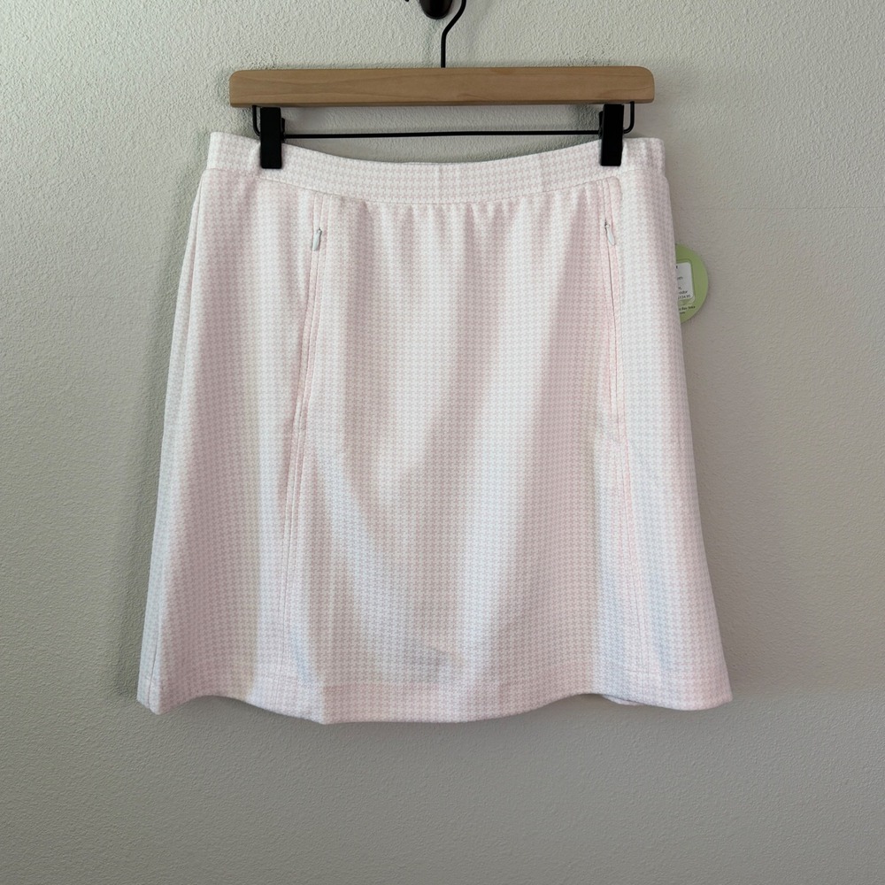 ICONIC Womens Houndstooth Performance Skort Size Fourteen Preppy Sporty Golfcore